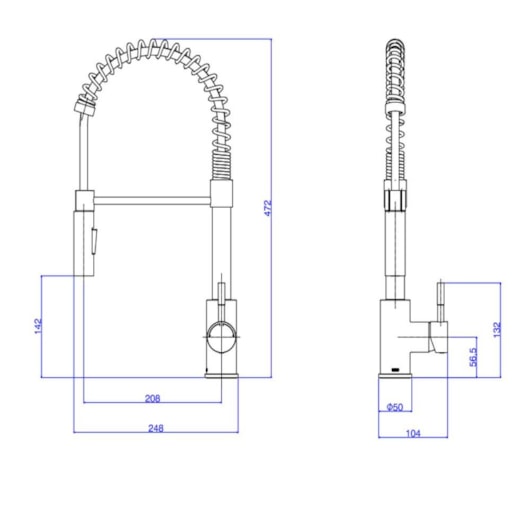 Misturador Monocomando Para Cozinha De Mesa Spin One Gourmet Cromado Deca - Imagem principal - 4b0abf68-fa76-4501-b591-77d05255870b