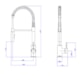 Misturador Monocomando Para Cozinha De Mesa Spin One Gourmet Cromado Deca - 27b11879-44e0-45d5-b19a-d79c8b44f45b