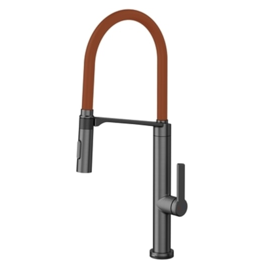 Misturador Monocomando Para Cozinha Doc Tech Grafite Escovado Docol - Imagem principal - b1e8403e-1b58-4088-b5ca-216686fd1b87