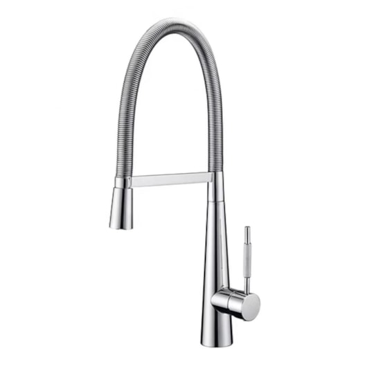 Misturador Monocomando Para Cozinha Gourmet Com Mangueira Removivel Cromado Lexxa - Imagem principal - e85ab77c-10b2-470f-85bd-a0fd2ad32bda