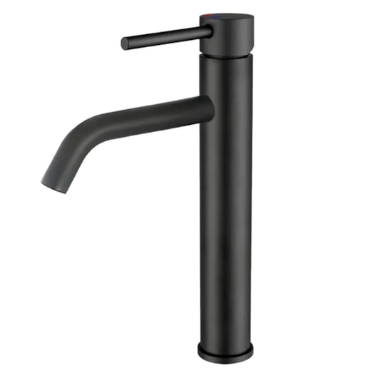 Misturador Monocomando Para Lavatório Bica Alta Black Matte Drop - Imagem principal - 22f82066-ea84-4592-9997-1c612f78dc09