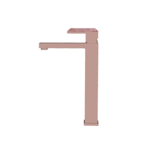 Misturador Monocomando Para Lavatório Bica Alta Com Pedra Jaspe Rosa Rb1815n Rose Matte Rubinettos - Imagem principal - 4725fe9f-ef20-4afc-a617-55a1967c8220