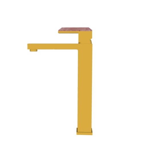 Misturador Monocomando Para Lavatório Bica Alta Com Pedra Jaspe Rosa Rb1816ndr Dourado Rubinettos - Imagem principal - 4dbab01c-1654-4117-8540-965819629734
