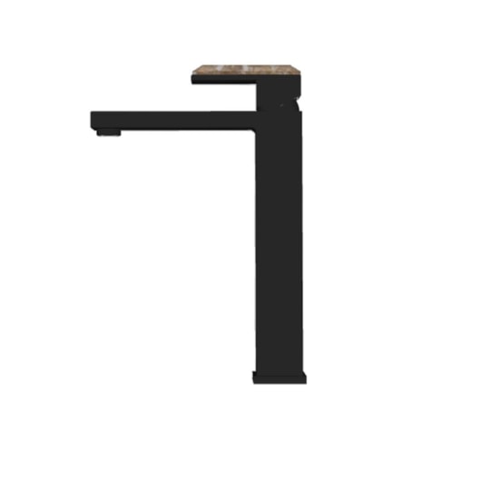 Misturador Monocomando Para Lavatório Bica Alta Com Pedra Quartzo Fume Rb1815n Black Matte Rubinettos - Imagem principal - b04e7d36-4fc3-45f9-ba10-a3fcfffbfebd