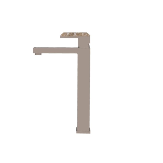 Misturador Monocomando Para Lavatório Bica Alta Com Pedra Quartzo Fume Rb1815n Fendi Matte Rubinettos - Imagem principal - 2203c4f9-4065-4143-9272-56fa5cb44bf6