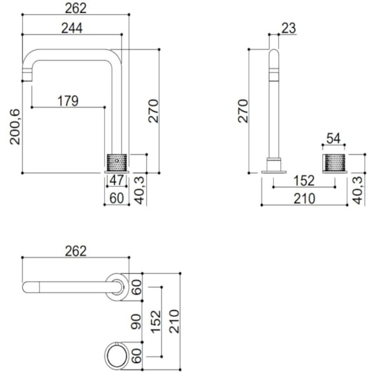 Misturador Monocomando Para Lavatório Bica Alta Giratória Kr460 Cromado Kromma - Imagem principal - 118164f3-e2aa-4bbc-8fbb-ea61681bb6e5