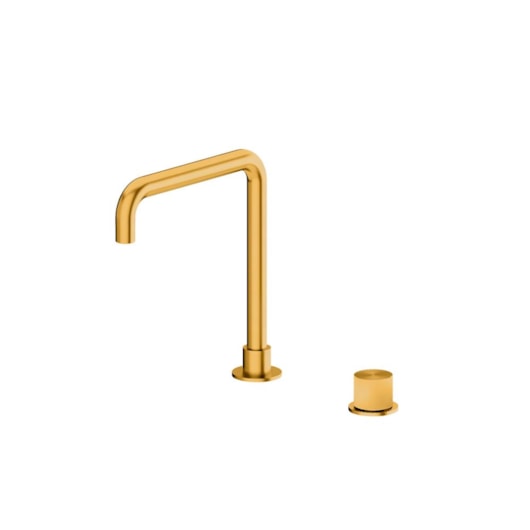 Misturador Monocomando Para Lavatório Bica Alta Giratória Kr460 Gold Matte Kromma - Imagem principal - b4ace918-7c12-43b0-9468-25da72727114