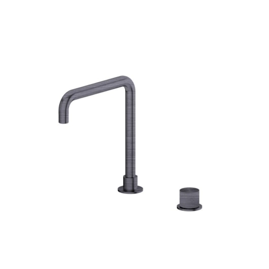 Misturador Monocomando Para Lavatório Bica Alta Giratória Kr460 Titânio Escovado Kromma - Imagem principal - b3f12d8d-2bc5-4588-9d63-ad3c3e000cd3