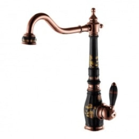 Misturador Monocomando Para Lavatório Bica Alta Giratória Rb8870 Rose Gold Rubinettos - Imagem principal - b8673bbf-bbd5-40f6-9814-085a51be9496