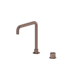 Misturador Monocomando Para Lavatório Bica Alta Giratório KR460 Bronze Hera Kromma