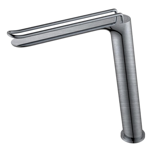 Misturador Monocomando Para Lavatório Bica Alta Kr017 Aço Escovado Kromma - Imagem principal - 3e5f6bb0-5149-445c-b17f-418e44842f63