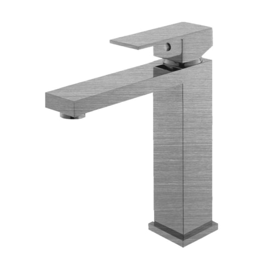 Misturador Monocomando Para Lavatório Bica Alta Kr229 Aço Escovado Kromma - Imagem principal - 145706f4-2292-40e0-98c4-0c75ff88d214