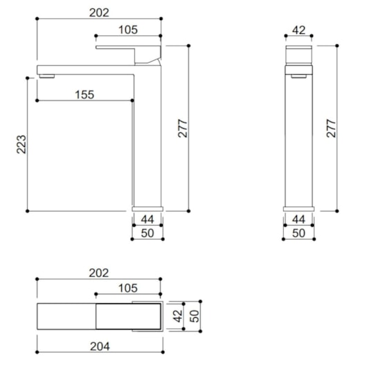 Misturador Monocomando Para Lavatório Bica Alta Kr229n Cromado Kromma - Imagem principal - 577da997-cc9b-4565-89ea-03a6fe828ace