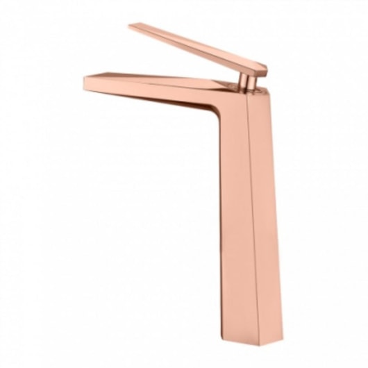 Misturador Monocomando Para Lavatório Bica Alta Kr278 Rose Gold Kromma - Imagem principal - d21bda9a-054e-40b9-be1d-ea51fbe88880