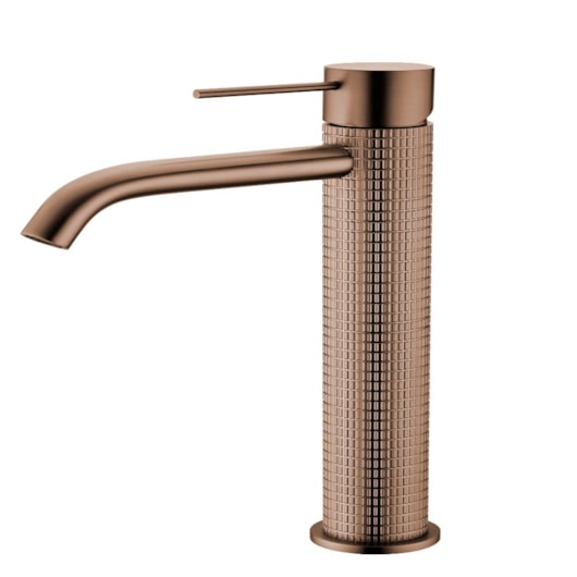 Misturador Monocomando Para Lavatório Bica Alta Kr439 Bronze Kromma - Imagem principal - 021aaaf8-7868-430e-9fc8-050095887c75