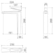 Misturador Monocomando Para Lavatório Bica Alta Kr478 Black Matte E Dourado Kromma - 2b666104-e86b-4550-a7e4-0ee4d25acb46