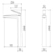 Misturador Monocomando Para Lavatório Bica Alta Kr486 Branco E Cromado Kromma - d1f242b1-f56e-4b62-88bf-6723828b68f3