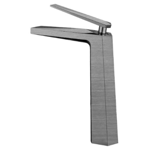 Misturador Monocomando Para Lavatório Bica Alta Kr578 Aço Escovado Kromma - Imagem principal - 2382d3f3-e4ce-427d-be51-e7679fc8f57a