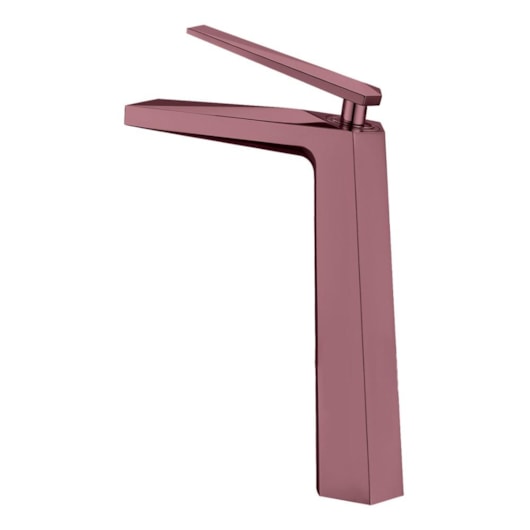 Misturador Monocomando Para Lavatório Bica Alta Kr578  Rosê Matte Kromma - Imagem principal - 2aa400c7-e4ea-427e-971b-27582b98c2bc