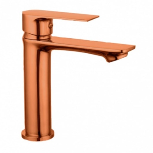 Misturador Monocomando Para Lavatório Bica Alta Kr649n Rose Gold Kromma - Imagem principal - 1529cdb3-c3c7-4c70-8afd-80872847fa98