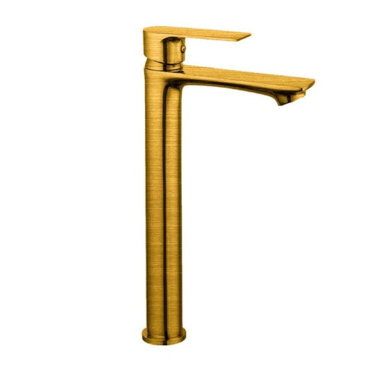 Misturador Monocomando Para Lavatório Bica Alta Kr679n Bronze Escovado Kromma - Imagem principal - 384fa2d3-e4f0-447e-98f3-1b98f40ac9c8