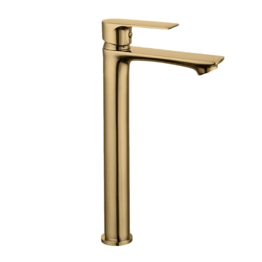 Misturador Monocomando Para Lavatório Bica Alta Kr679n Champagne Matte Kromma - Imagem principal - 3d557474-c8b1-4f53-8524-01a98e221ce4
