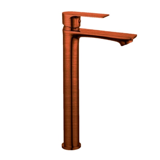 Misturador Monocomando Para Lavatório Bica Alta Kr679n Cobre Escovado Kromma - Imagem principal - 76630555-5bf0-4543-badb-90e819981840