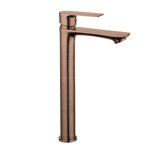 Misturador Monocomando Para Lavatório Bica Alta Kr679n Rose Gold Escovado Kromma - Imagem principal - f3921c8d-7f42-4d07-94f3-ef5daa4bcc1d