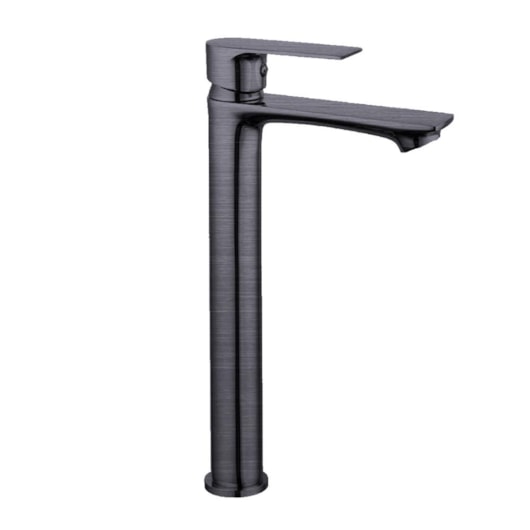 Misturador Monocomando Para Lavatório Bica Alta Kr679n Titânio Escovado Kromma - Imagem principal - 1478ba51-1de6-4cc2-805f-78c5467cfd01
