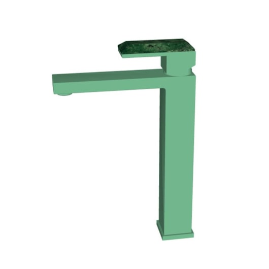 Misturador Monocomando Para Lavatório  Bica Alta Rb1815n Absinto Matte E Jaspe Verde Rubinettos - Imagem principal - 0ecd0d85-87ad-4c9c-818f-484ccef56a63