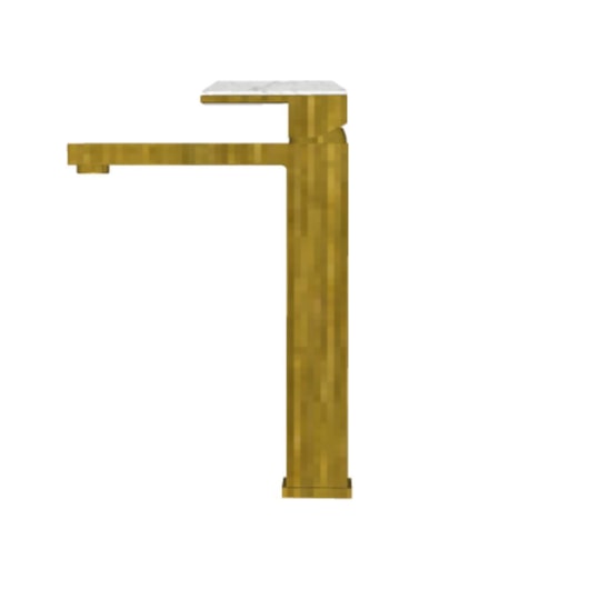Misturador Monocomando Para Lavatório Bica Alta Rb1815n Bronze Escovado Rubinettos - Imagem principal - b7b84be7-6c6c-4fdb-8e86-2e47b7584c86
