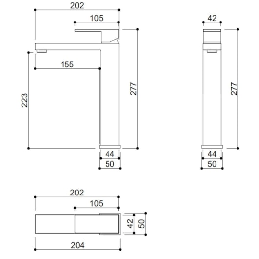 Misturador Monocomando Para Lavatório Bica Alta Rb1815n Cromado Rubinettos - Imagem principal - 2aed3947-bdee-4c4d-83ae-4c5e93cd1368