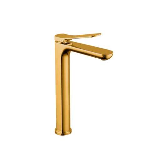Misturador Monocomando Para Lavatório Bica Alta Rb4002 Gold Matte Rubinettos - Imagem principal - 35fadf4e-a904-4bd6-bc4a-0e6c11201621