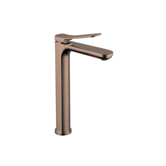 Misturador Monocomando Para Lavatório Bica Alta Rb4002 Rose Gold Escovado Rubinettos - Imagem principal - c91d3664-de45-43f9-abfa-4f4cec01da31