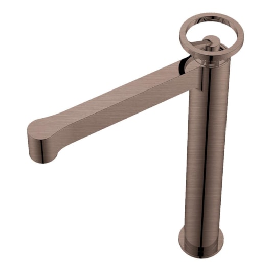 Misturador Monocomando Para Lavatório Bica Alta Rb6212 Bronze Hera Rubinettos - Imagem principal - a5211dc0-c01b-437d-9135-cc103e006c7b