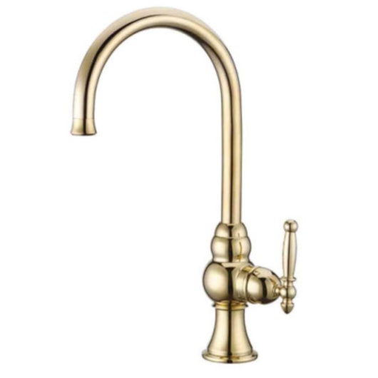 Misturador Monocomando Para Lavatório Bica Alta Rb7854 Dourado Rubinettos - Imagem principal - 8f2a5262-fa62-45a5-a90f-7c3900a35d7f