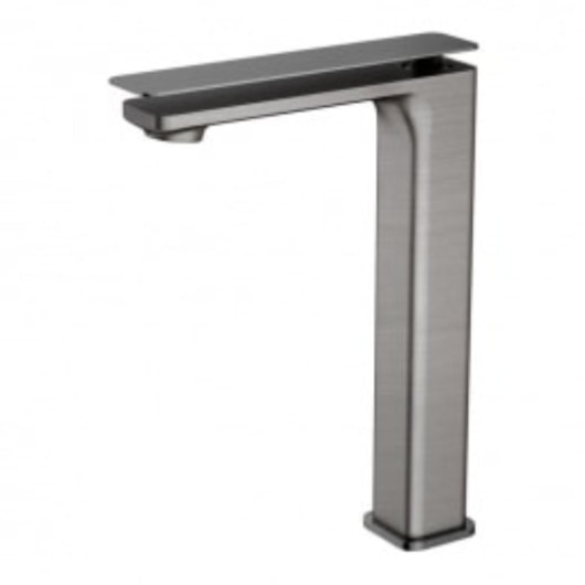 Misturador Monocomando Para Lavatório Bica Alta Rb8124 Aço Escovado Rubinettos - Imagem principal - 370976b7-6f5b-4165-b19f-b5b793cda4d2