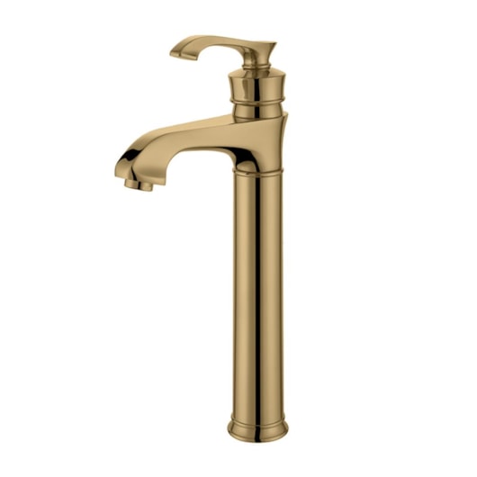 Misturador Monocomando Para Lavatório Bica Alta Rb8893 Champagne Matte Rubinettos - Imagem principal - 5b188ee1-c9e1-4769-8e3e-b02b3812edad