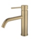 Misturador Monocomando Para Lavatório Bica Baixa Dourado Escovado Drop - bcd80350-b50d-469c-8434-d7c27bb67fc0