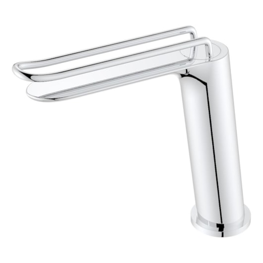 Misturador Monocomando Para Lavatório Bica Baixa Kr016 Branco Matte Kromma - Imagem principal - 833e1359-fe78-4207-be7f-f8ea5ee79edb