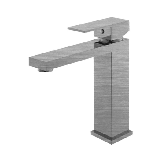 Misturador Monocomando Para Lavatório Bica Baixa Kr225n Aço Escovado Kromma - Imagem principal - 5ca23082-e29d-4c22-b90f-4a1a28e903ec