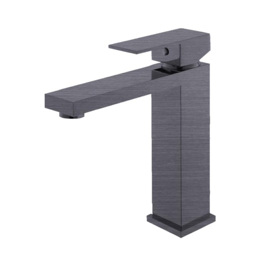 Misturador Monocomando Para Lavatório Bica Baixa Kr225n Titânio Escovado Kromma - Imagem principal - 74968801-3dcf-4e96-986f-a03792fd4f72