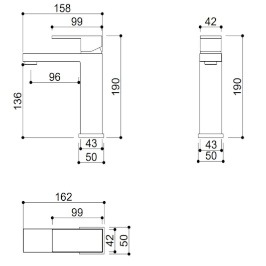 Misturador Monocomando Para Lavatório Bica Baixa Kr375 Dourado Kromma - Imagem principal - 05650839-725e-4118-8352-9733eb871890