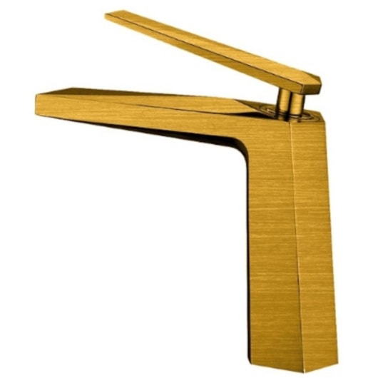 Misturador Monocomando Para Lavatório Bica Baixa Kr577 Bronze Escovado Kromma - Imagem principal - b4588274-ec4f-4af6-86d0-217441b63490