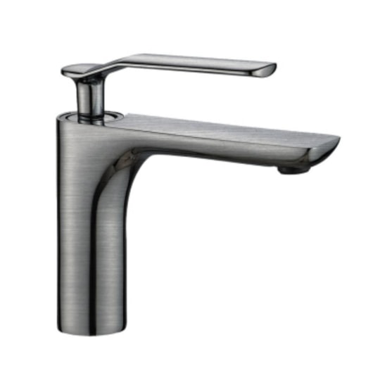 Misturador Monocomando Para Lavatório Bica Baixa Kr602 Aço Escovado Kromma - Imagem principal - 79ccd199-5d7f-40be-9e4b-301199106b28