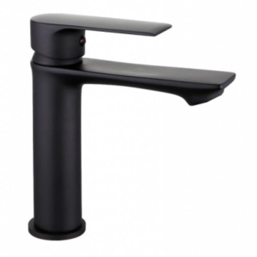 Misturador Monocomando Para Lavatório Bica Baixa Kr675n Black Matte Kromma - Imagem principal - 315d0189-71c8-4a6e-bd9a-db3fa6ba350c