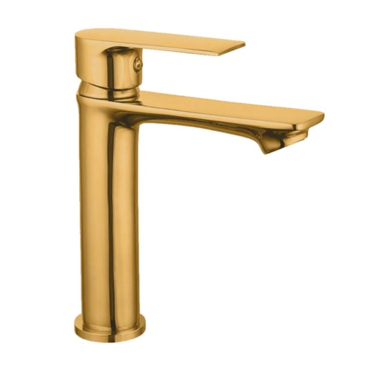 Misturador Monocomando Para Lavatório Bica Baixa Kr675n Gold Matte Kromma - Imagem principal - 59ad1cc7-ea0d-401f-8bce-2c076a01faf3