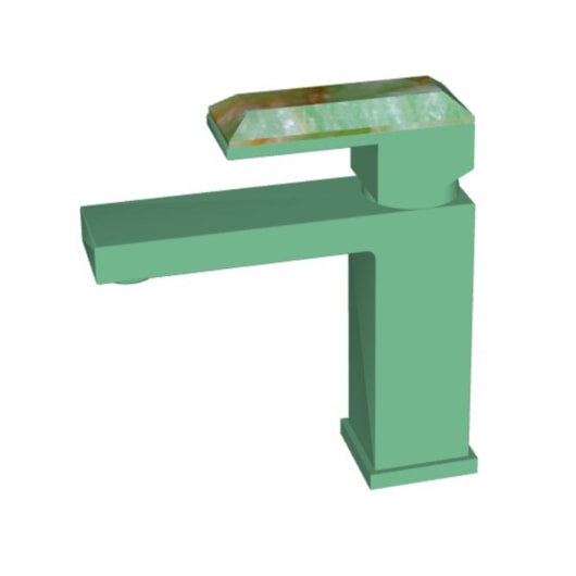 Misturador Monocomando Para Lavatório Bica Baixa Rb1805n Absinto Matte E Quartzo Verde Rubinettos - Imagem principal - bab01273-66a9-4dfa-b0d8-464209636a4d