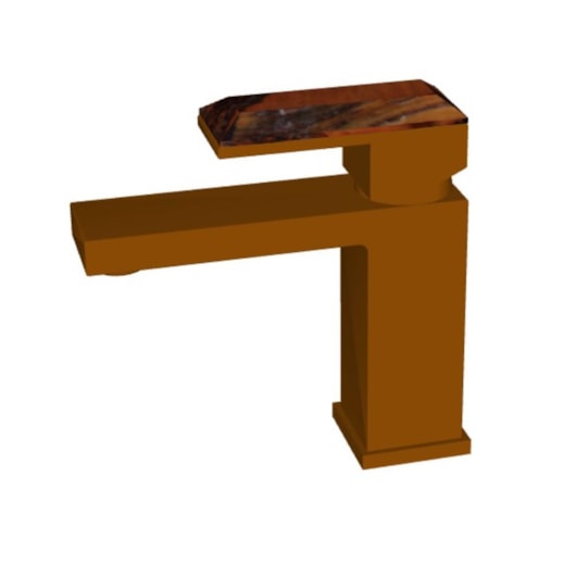 Misturador Monocomando Para Lavatório Bica Baixa Rb1805n Páprica Matte E Jaspe Marrom Rubinettos - Imagem principal - a9be4c09-a86e-4cc0-866a-be877a9e1065