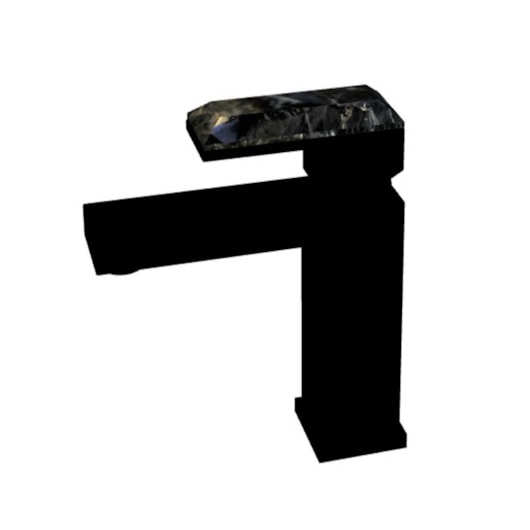 Misturador Monocomando Para Lavatório  Bica Baixa Rb1805nb Black Matte E Obsidiana Preta Rubinettos - Imagem principal - 201f4830-596e-4672-8d32-c51ce669f0ac